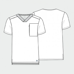 Медицинска туника CHEROKEE CK718A черна