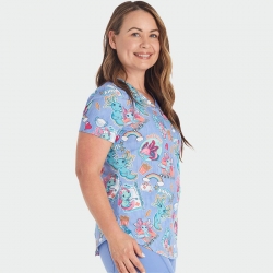 Медицинска туника CHEROKEE CK664 принт Awesome Axolotls