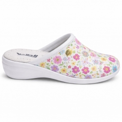 Дамско работно сабо AERIAL Lady ситни цветя