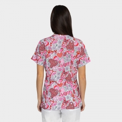 Медицинска туника ISABELLA принт Disco Love