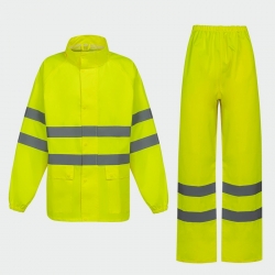 Светлоотразителен комплект дъждобран HIMALAYA REF HV Жълт цвят