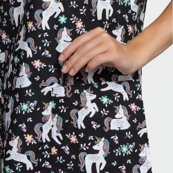 Медицинска туника BAMBINA принт Flower Unicorns