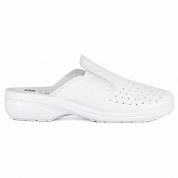 Дамско работно сабо с регулатор ELASTIC | Бяло