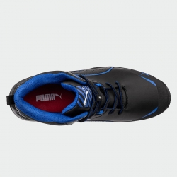 Високи работни обувки с бомбе Puma KRYPTON MID S3S Черен цвят
