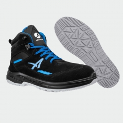 Високи работни обувки с бомбе Albatros VECTOR MID S3 Черен цвят