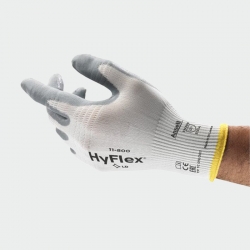 Нитрилни ръкавици Ansell HyFlex 11-800 Бял цвят