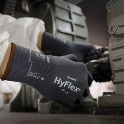 Нитрилни ръкавици Ansell HyFlex 11-840 Тъмносив цвят