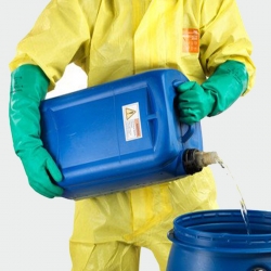 Ръкавици за химическа защита Ansell AlphaTec 37-185 Зелен цвят