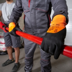 Нитрилни ръкавици BWOLF ORBIT LAB Оранжев цвят