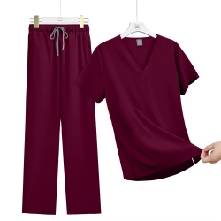 Медицински комплект Balance туника и панталон кафяв