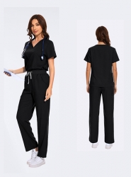 Медицински комплект Noir Elegance яке, туника и панталон черен