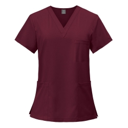 Медицински комплект Grace туника и панталон бургунди