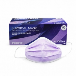 ХИРУРГИЧНИ МАСКИ ALDENA TYPE IIR 50БР. лилави