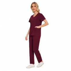 Медицински комплект Care туника и панталон бордо