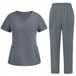 Медицински комплект Care туника и панталон сиво