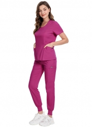 Медицински комплект Vitality туника и панталон фуксия