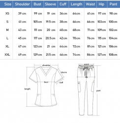 Медицински комплект Fit туника и панталон маув