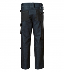 Работни мъжки дънки VertexW08 тъмно син деним