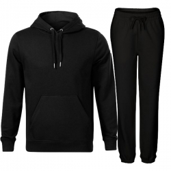 Спортен мъжки комплект Break840 с панталон Meadow609 черен