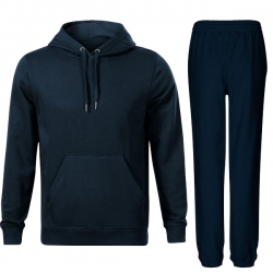 Спортен мъжки комплект Break840 с панталон Meadow609 тъмно син
