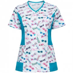 Дамска медицинска туника DOLI с копчета