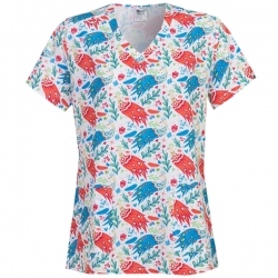 Медицинска туника ISABELLA Colourful Peacock