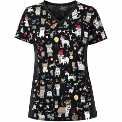 Медицинска туника BASICS 384PR - FPY принт Fancy Party