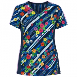 Медицинска туника FRENCH BULL F100PR - CLY принт Calypso