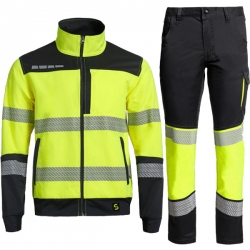 Работен комплект PRIMO HV LIGHT STRETCH яке и панталон жълт