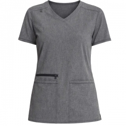 Работна медицинска туника ALLURA CKA685 Сив меланж