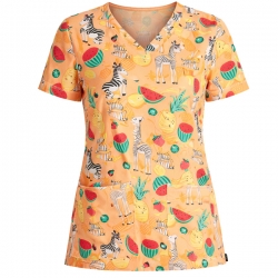 Работна медицинска туника CK671 жирафи