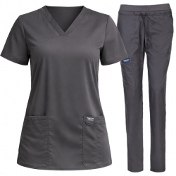 Дамски медицински комплект Cherokee Revolution WWE620/WWE105 сив