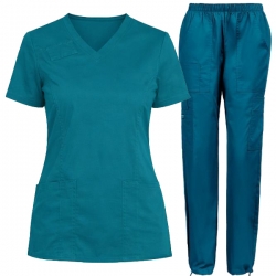 Дамски комплект Cherokee Core Stretch WWE4710/WWE4005 карибско зелен