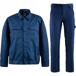 Работен комплект Pluton яке и панталон тъмно син