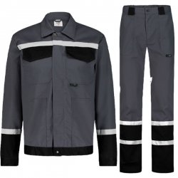 Работен комплект CHAR сив яке и панталон