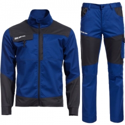 Работен комплект EOS STRETCH BLUE яке и панталон