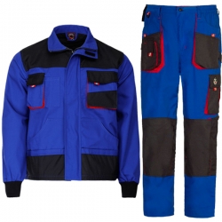 Работен комплект KASTOR яке и панталон кралско син