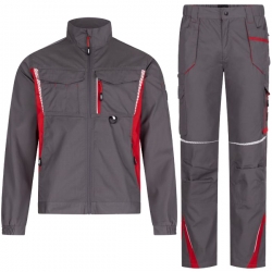 Работен комплект DRIFT тъмносив яке и панталон