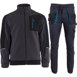 Работен комплект REVOLT FLEECE GREY яке и панталон