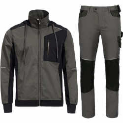 Работен Комплект REVOLT LIGHT STRETCH GREEN яке и панталон