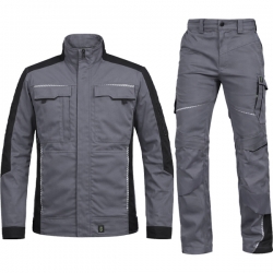 Работен комплект FLEX сив яке и панталон