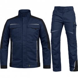 Работен комплект FLEX тъмносин яке и панталон