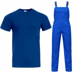 Работен комплект ROBERTO кралско син със св.кралско синя тениска