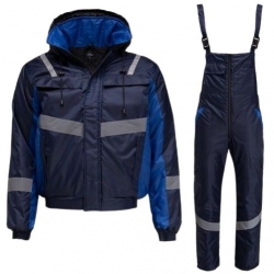 Зимно работно облекло ATOM Set Тъмно син