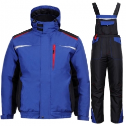 Работен комлект PRISMA WINTER яке и полугащеризон син