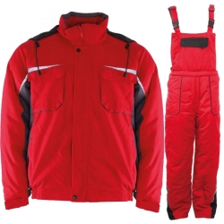 KASTOR WINTER RED COTTON Работен комплект червен