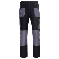 Работен мъжки панталон KASTOR черно/сиво
