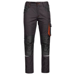 Работен панталон KASTOR STRETCH сив/оранжев