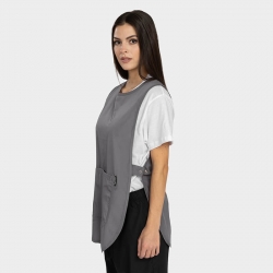 Работна престилка AMPATO тъмно сива