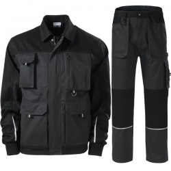 Работен комплект Woody Trail яке и панталон сив